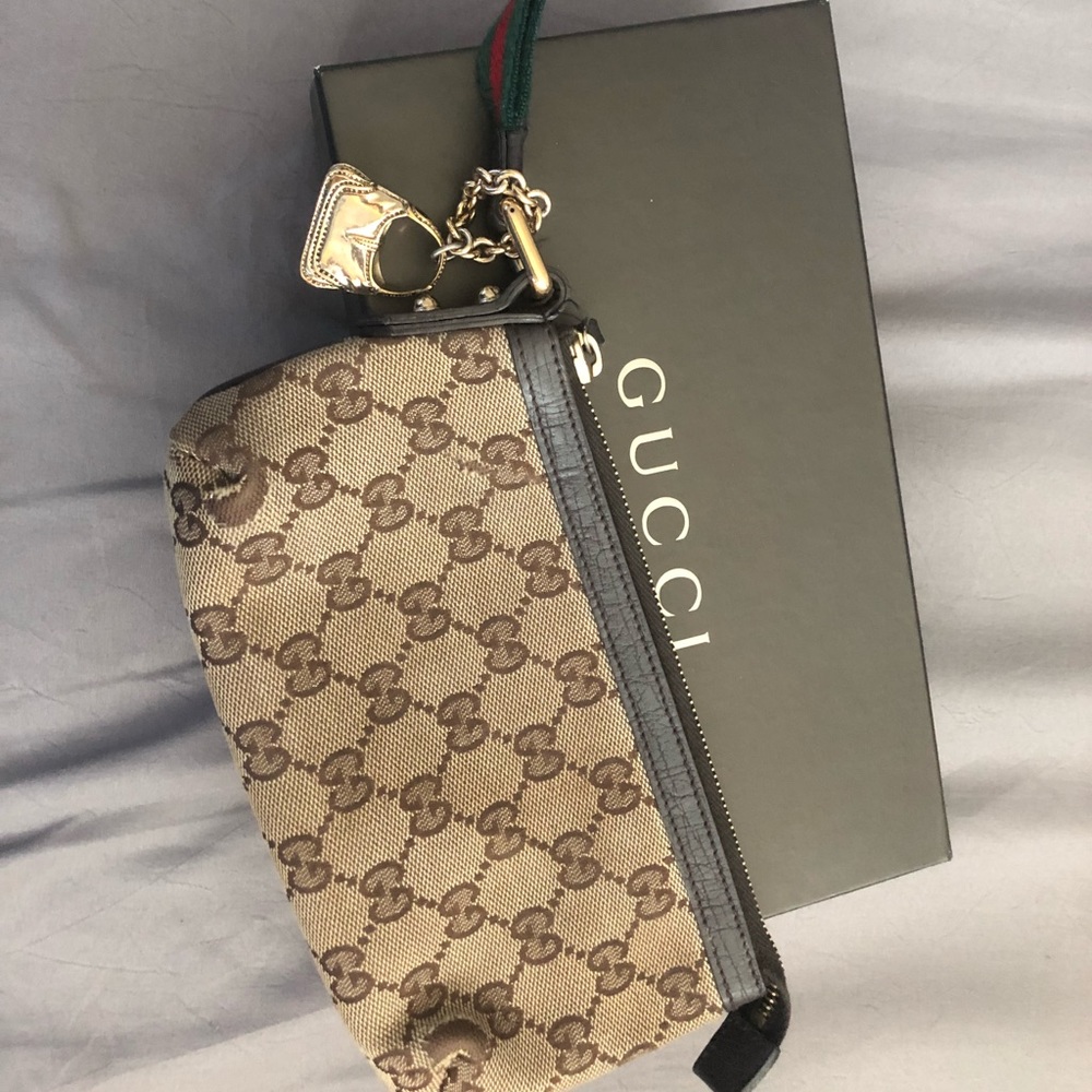Gucci Monogram canvas maxi wallet
